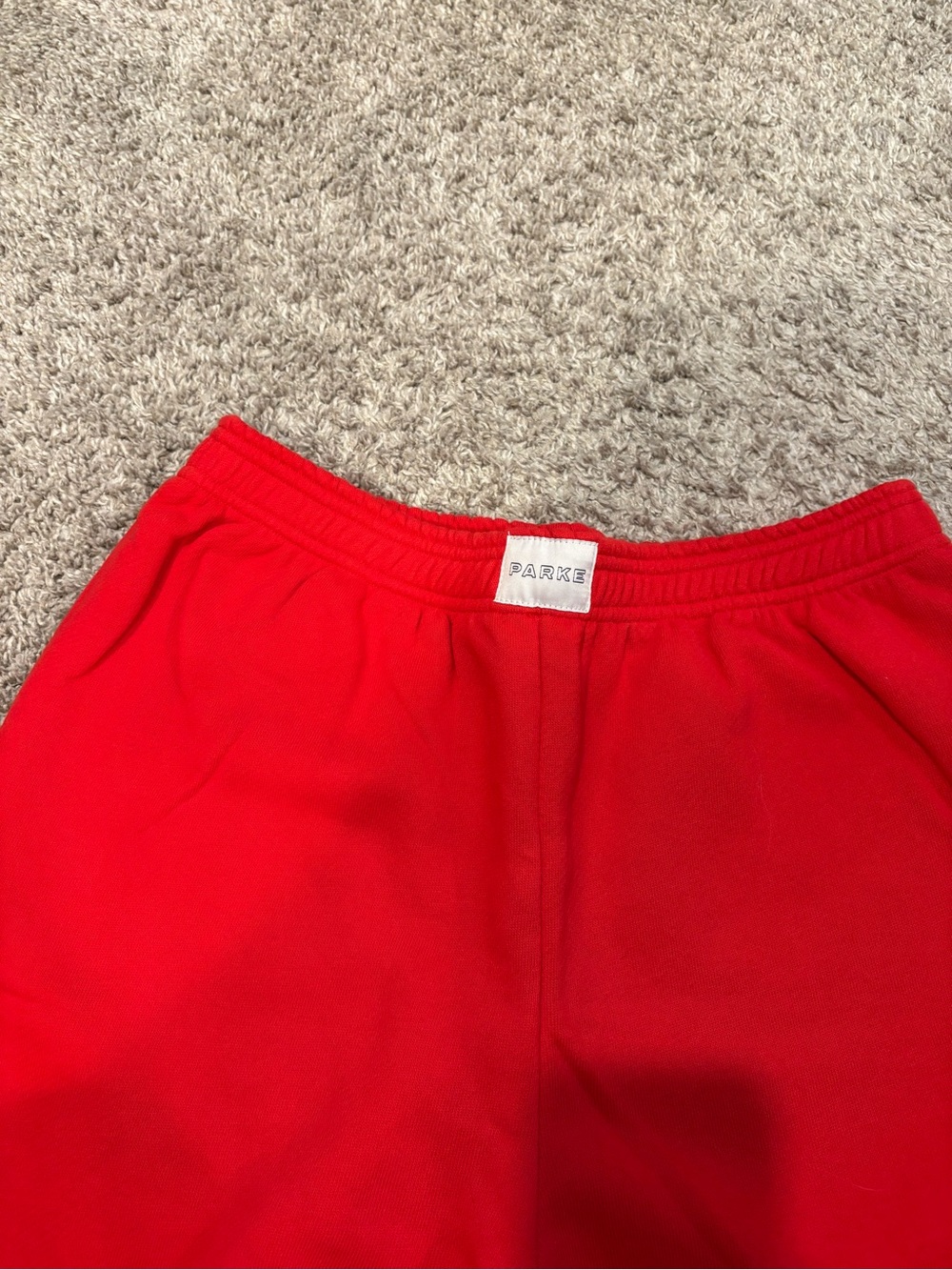 Parke Heritage Boxer Sweatpants Ruby Red - Picture 6 of 8